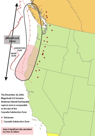 Oregon is looking into ways to make its electrical grid more secure in the wake of a potential disaster like the Cascadia Subduction Zone earthquake. (USGS/Wikimedia Commons)