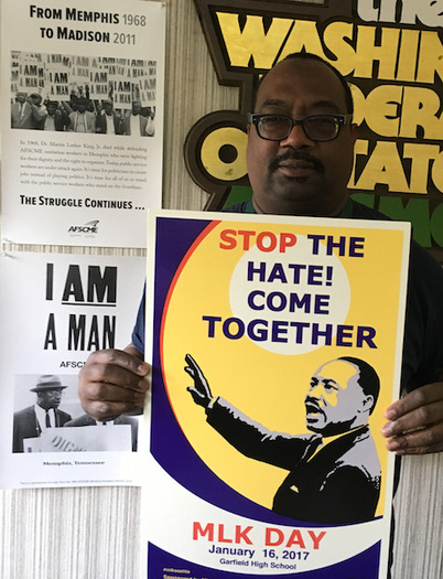 The theme for this year's MLK Day march in Seattle is 