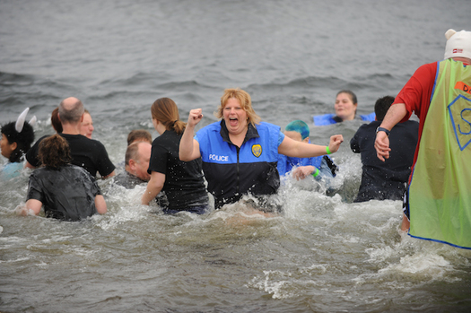 Every year, hardy Washingtonians take a dive into frigid waters around the state to raise money for the Special Olympics. (Special Olympics Archive)