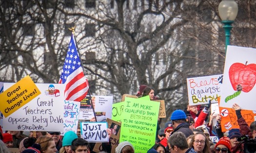 Public-education advocates are opposing the nomination of billionaire Betsy DeVos for secretary of education. (Ted Eytan/Flickr)