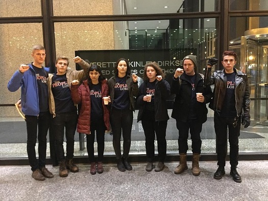 Seven students arrested in Chicago on Tuesday after a protest have been released from custody. (Resist Trump Tuesdays)