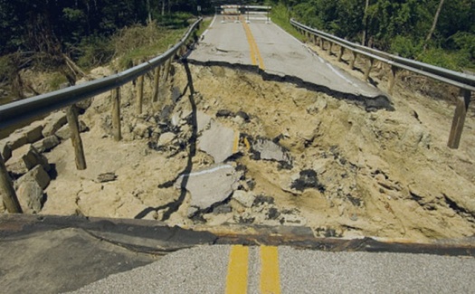 Budget watchers say priorities such as road repairs could go underfunded if the state closes its budget gap entirely or mostly through cuts. (Protect WV)