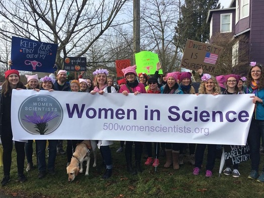 A letter to President Donald Trump asks that he promote science education, and champion policies that allow more women to pursue scientific careers. (500womenscientists)