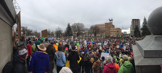 Thousands of Idahoans rallied in Boise on Saturday to support public lands. (Nathan Field)