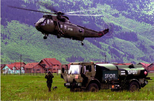 A big increase in military spending could be coming, but it would likely be at the expense of other federal programs. (Master Sgt. Craig Lifton/Flickr)