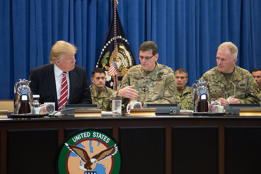 President Donald Trump's call to increase military spending by $54 billion likely means cuts will be made to some politically-sensitive programs. (Chairman, Joint Chiefs of Staff)