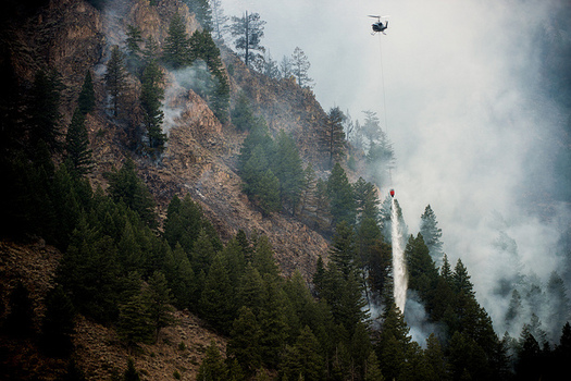 Climate change could increase fires in Idaho, which in turn would threaten the state's natural resources. (Lance Cheung/USDA)