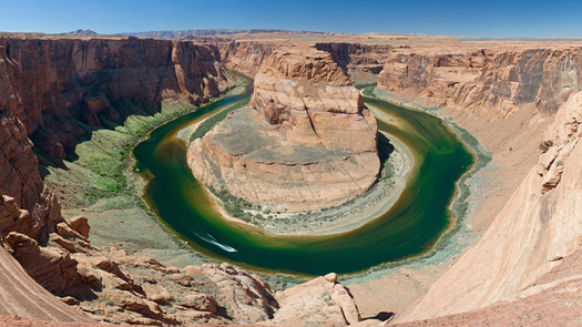Water flows in the Colorado River are expected to fall 30 percent to 50 percent by 2050 because of climate change, affecting the water supply for millions of Arizonans. (Wikimedia Commons)