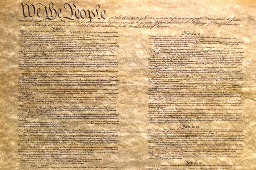 The Preamble to the Constitution of the United States. 