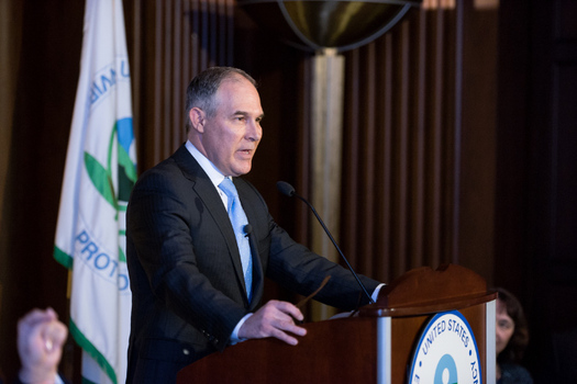 Environmental Protection Agency head Scott Pruitt is being challenged by the science community over his comments this week about climate change. (epa.gov)