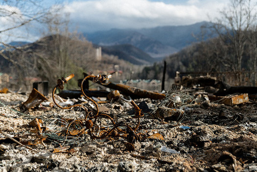 Scientists say global warming is responsible for natural disasters such as December's wildfires that ravages parts of Gatlinburg and the Smoky Mountains. (Michael Tapp, Flickr)