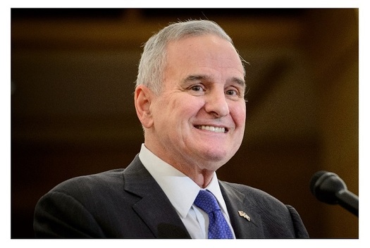 Under Gov. Mark Dayton, Minnesota raised taxes on high-income households - taking an approach opposite to what many West Virginia lawmakers favor. But Minnesota is growing much faster than the national average. (Gov. Mark Dayton's office) 