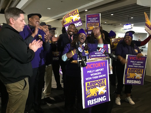 Local 32BJ SEIU now represents nearly 1,400 workers at Philadelphia International Airport. (32BJ SEIU)