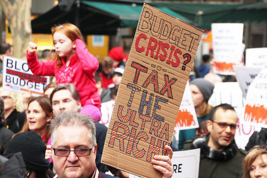 An organizer of the Tax March in Billings wants the march to highlight the disparity between rich and poor. (Takver/Flickr)