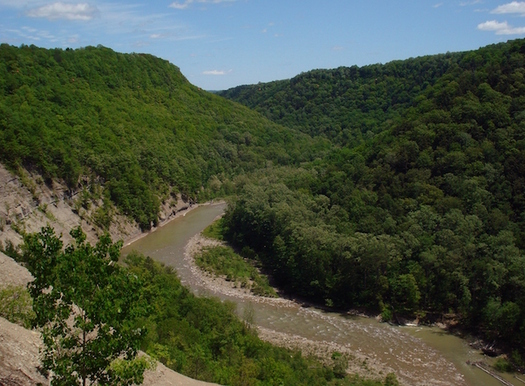 The Northern Access Pipeline route would have crossed the Cattaraugus Creek Basin Aquifer system. (Antepenultimate/Wikimedia Commons)