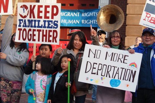 Advocates will be out in force in Manchester Monday to stand up for the rights of immigrants and immigrant workers. (A. Alpert/AFSC)