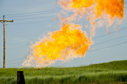 North Dakota's two U.S. senators disagreed on the fate of a BLM rule that prevents methane-gas venting and flaring at oil developments on public and tribal land. (Tim Evanson/Flickr)