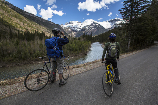 There are plenty of venues for cycling available around Montana, including Glacier National Park, above. (Jacob W. Frank/National Parks Service)