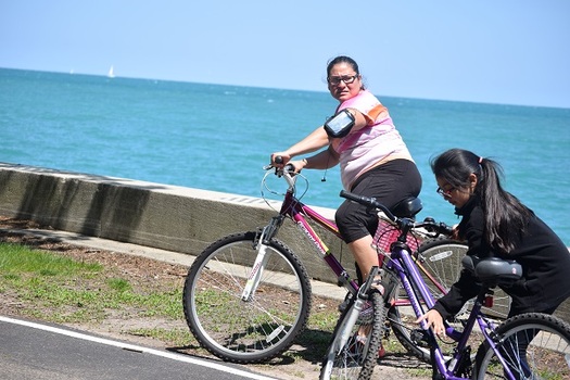 Bicycling is considered one of the best ways to stay in shape. (Virginia Carter)