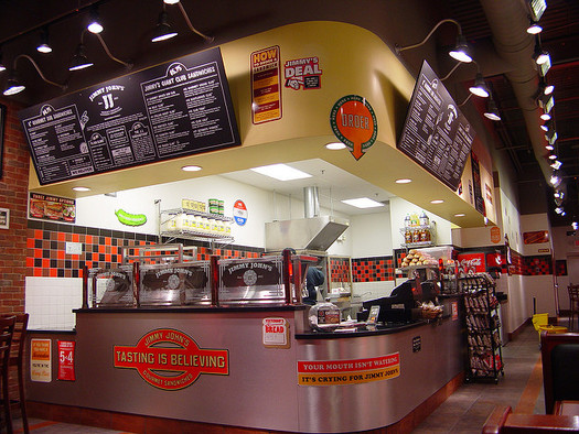 Until last year, Jimmy John's required sandwich-makers to sign agreements prohibiting them from working for competing shops within three miles of any of its locations for three years. (Mike/Flickr)