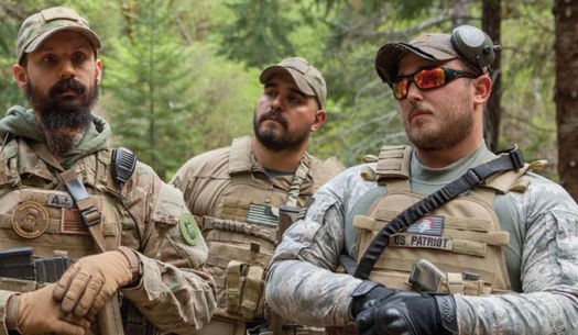 The Oath Keepers, an armed militia group, has been active in Oregon for many years. (Shawn Records/Rural Organizing Project)