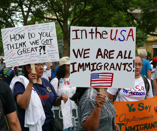 Immigrants' advocates are welcoming a change in course by the Trump administration on the Deferred Action for Childhood Arrivals program, but note it could change at any moment.  (S. Melkisethian/Flckr)