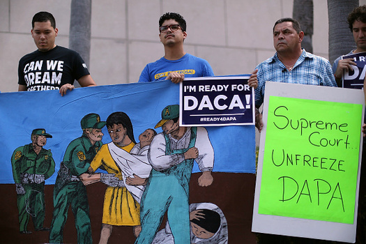 Immigrants have protested to keep DAPA in place, but Homeland Security officials rescinded the program last week. (Raedle/GettyImages)