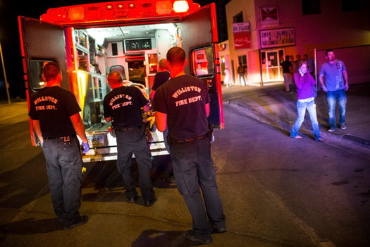 A new grant in North Dakota helps first responders coordinate with hospitals for faster care of stroke victims. (Andrew Burton/Getty Images)