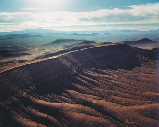 Yucca Mountain is in a seismically unstable and potentially volcanically active area. (Public Domain)