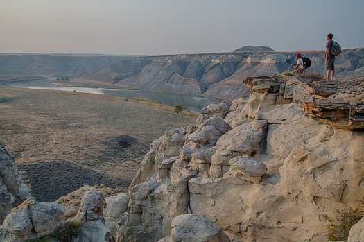 The Upper Missouri River Breaks National Monument is a popular destination for hikers. (Bob Wick/Bureau of Land Mgmt.)