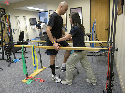 Medicaid lists physical therapy as an optional service. (Roger Mommaerts/Flickr)