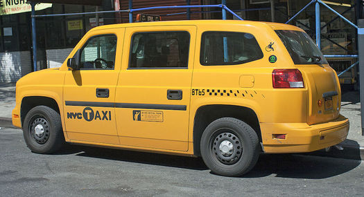 Half of all yellow-medallion taxis in New York City must be wheelchair accessible by 2020. (Mr.choppers/Wikimedia Commons)