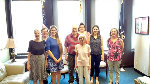 Local members of the Indivisible Movement have been making the rounds with lawmakers, expressing their opposition to the Senate GOP health care plan. (MinuteMan Indivisible) 