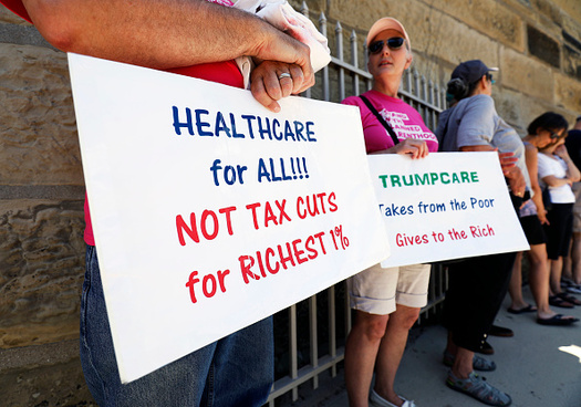 Protests to save the Affordable Care Act will continue this Saturday in more than 100 cities across the U.S., including three in Colorado. (Getty Images)