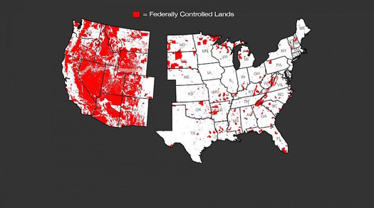 Of the nearly 650 million acres of public land that could see increased energy development under new Trump administration policies, almost 27 million are in New Mexico. (American Lands Council) 