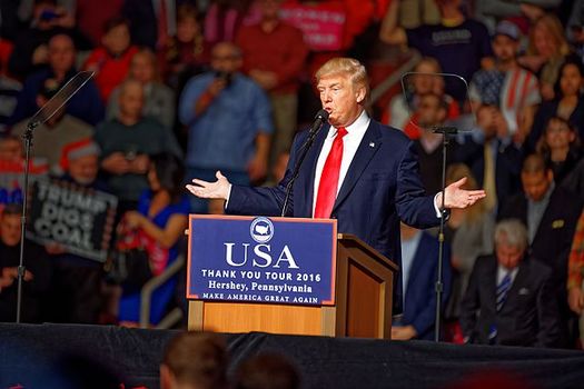 President Donald Trump is moving forward with a Phoenix rally on Tues., despite a request to delay it from the city's mayor. (Wikimedia Commons)