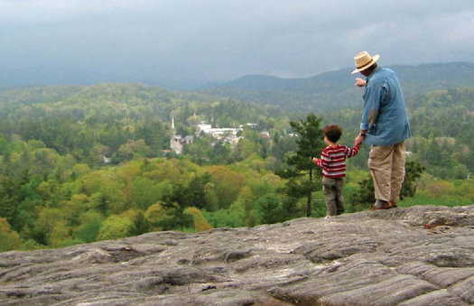 Sunset Rock, protected by the Highlands-Cashiers Land Trust, is said to be one of the best places to view Monday's total solar eclipse. (Highlands-Cashiers Land Trust)