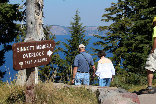 Lifetime senior passes get folks age 62 and older into places such as Crater Lake National Park at a discount. (Andy Melton/Flickr)