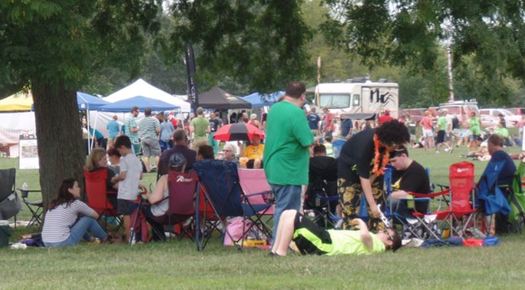 Cosmopolitan Park in Columbia was the location of choice for 10,000 people viewing Monday's solar eclipse. (Columbia Convention and Visitors Bureau)