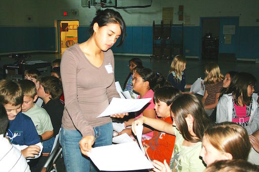 Only about 40 percent of New York children were rated proficient by tests in English and math. (Michelle Collins/Wikimedia Commons)
