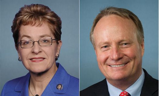 Ohio Democrat Rep. Marcy Kaptur and Republican Rep. David Joyce are on a panel tasked with developing climate-change solutions. (U.S. Congress)