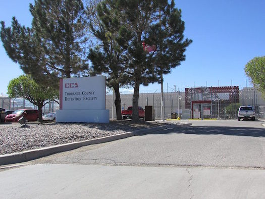 The Torrance County Detention Facility, a for-profit private prison in Estancia, N.M., is scheduled to close because of a lack of prisoners. (CoreCivic.com) 
