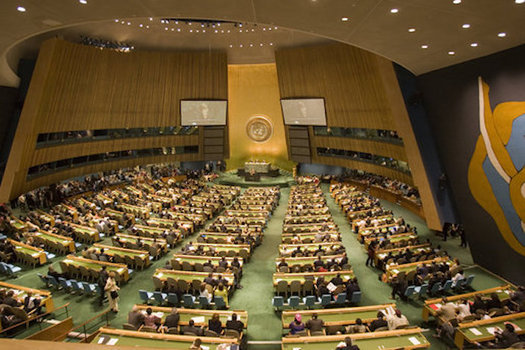 President Trump was in New York City for the opening day of the U.N. General Assembly. (The White House)