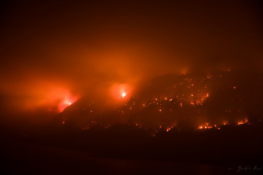 The Eagle Creek Fire in the Columbia River Gorge has burned more than 48,000 acres. (James C. Kling/Flickr)