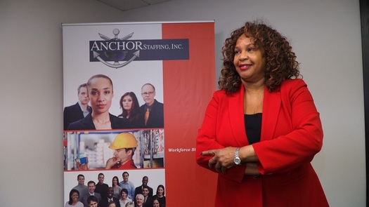 Anchor Staffing on Chicago's South Side has benefited from a partnership between large and small businesses. (Joyce Johnson)