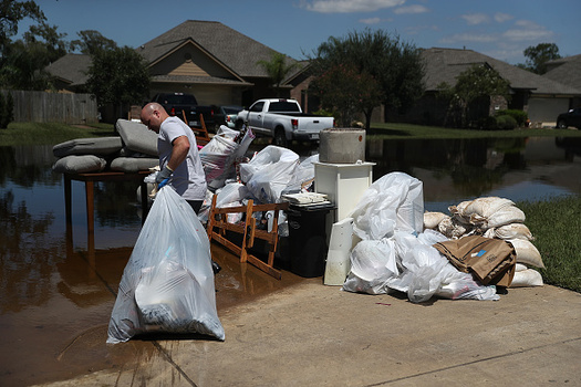Scientists warn that extreme weather events, such as Hurricane Harvey, are likely to become more frequent and powerful as the planet warms. (Getty Images)