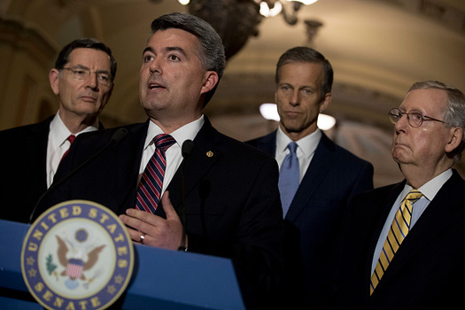 Colorado Sen. Cory Gardner has co-sponsored legislation that would restore funding for the Children's Health Insurance Program, which expired last Saturday. (Getty Images)