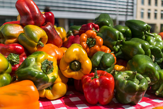 Farmers markets will have fresh produce through October, according to the Minnesota Farmers Market Association.  (Patric Kuhl/FlickR)