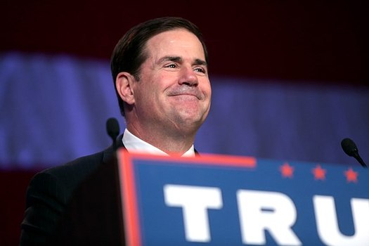 Advocates are pressing Gov. Doug Ducey to take a different path on climate change than President Trump. (Gage Skidmore/Wikimedia Commons)