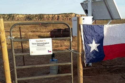 TexNet has set up 22 permanent seismic monitoring stations across the Lone Star State, including this one near Van Horn in West Texas. (Texas Bureau of Economic Geology)